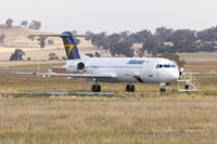VH-FKJ @ YSWG - Alliance Airlines (VH-FKJ) Fokker 100 at Wagga Wagga Airport - by YSWG-photography