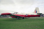 G-TORE @ EGTC - Hunting P-84 Jet Provost T.3A at Cranfield Airfield. August 1991. - by Malcolm Clarke