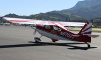 N8702V @ SZP - 1975 Bellanca 8KCAB DECATHLON, Lycoming O-320 150 Hp, taxi back - by Doug Robertson