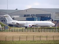 2-ITUD @ EHWO - fokker 100 parked in woensdrecht - by fink123