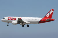 PR-MYN @ LMML - A320 PR-MYN TAM Brasil - by Raymond Zammit