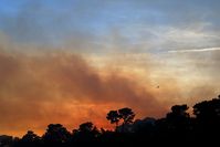 F-HAOP - Cissac forest fire - by Jean Goubet-FRENCHSKY