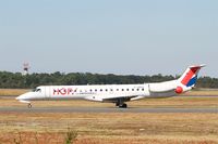 F-GRGG @ LFBD - Embraer EMB-145EU, Holding point Delta rwy 05, Bordeaux Mérignac airport (LFBD-BOD) - by Yves-Q