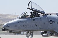 78-0703 @ KBOI - Taxiing on Alpha.  190th Fighter Sq., Idaho ANG. - by Gerald Howard