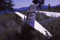 N2349 @ TRK - Truckee Airport California crash. 1970. - by Clayton Eddy