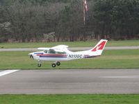 N213GC @ EHSE - cessna seconds from touchdown - by fink123