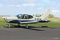G-SCIP @ EGPT - Parked up at Perth - by Clive Pattle