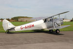 G-AHBM @ EGBR - De Havilland DH-87B Hornet Moth, Breighton Airfield. October 6th 2013. - by Malcolm Clarke