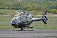 G-JJFB @ EGFH - EC-120B Colibri, Thorpe Audlin-Walton Wood Yorkshire based, seen parked up. - by Derek Flewin