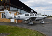 T7-NTF @ EGTF - San Marino registered Cirrus SR22 G3 GTS at Fairoaks.
Ex TC-NTF - by moxy