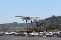 N2KA @ SZP - 1978 Piper PA-18-150 SUPER CUB, Lycoming O-320 150 Hp, tundra tires, on final for STOL landing Rwy 22L grass - by Doug Robertson
