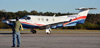 N695PC @ KDAN - 1999 Pilatus PC-12/45 in Danville Va. - by Richard T Davis