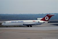 TC-JCA @ EDDK - Boeing 727-2F2 - THY Turkish Airlines 'Edirne' - TC-JCA - 11.04.1992 - CGN - by Ralf Winter