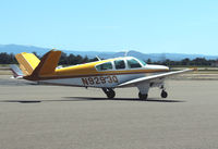 N9293Q @ KRDD - 1971 Beech V35B Bonanza on taxi at Redding, CA - by Tom Vance