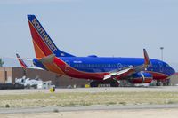 N962WN @ KBOI - Landing roll out on RWY 28L. - by Gerald Howard