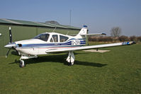 G-ZIPA @ X5FB - Rockwell Commander 114A at Fishburn Airfield. March 21st 2009. - by Malcolm Clarke