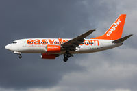 G-EZJN @ EGNT - Boeing 737-73V on approach to 25 at Newcastle Airport. March 25th 2009. - by Malcolm Clarke
