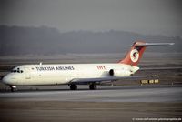 TC-JAB @ EDDK - McDonnell Douglas DC9-32 - THY Turkish Airlines 'Bogazici' - TC-JAB - 24.01.1992 - CGN - by Ralf Winter