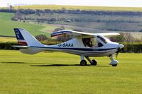G-SAAA @ EGLS - G SAAA at the Vintage flyin - Old Sarum - by dave226688