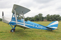 G-AJHS @ X1WP - De Havilland DH-82A Tiger Moth II at The De Havilland Moth Club's 28th International Moth Rally at Woburn Abbey. August 18th 2013. - by Malcolm Clarke