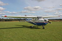 G-BEUX @ X5FB - Reims F172M at Fishburn Airfield UK. August 2nd 2009. - by Malcolm Clarke