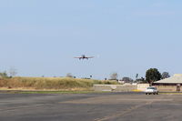 N611BR @ SZP - 1969 Mooney M20C RANGER, Lycoming O&VO-360 180 Hp, on final Rwy 04 - by Doug Robertson