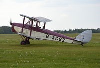 G-ACGZ @ EGLM - De Havilland DH-60G III Moth Major at White Waltham. Ex VT-AFW - by moxy