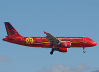 OO-SNA @ TFS - Landing on airport TFS Tenerife - by Willem Göebel