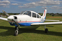 G-BOVK @ X5FB - Piper PA-28-161 Cherokee Warrior II at Fishburn Airfield UK. August 8th 2009. - by Malcolm Clarke