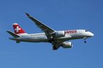 HB-JBE @ EGLL - Short finals to land on runway 09L at Heathrow