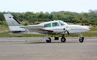 D-IAAP @ EGFH - Visiting Cessna T310R. - by Roger Winser