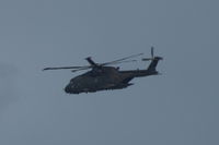 ZJ135 - Royal Navy Merlin Over Derriford Hospital