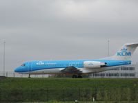 PH-KZB @ EHAM - KLM  FOKKER 70 - by fink123
