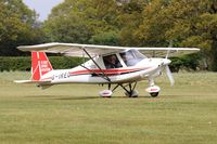 G-IRED @ EGKH - Ikarus, Halfpenny Green Staffordshire based, seen landing on runway 10. - by Derek Flewin