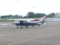 N22143 @ I68 - Cessna 210L waiting to start for the flight plan - by Christian Maurer
