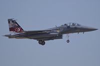 05-0007 @ KBOI - Final approach to RWY 10R. 428th Fighter Sq., Buccaneers, Royal Singapore Air Force. - by Gerald Howard