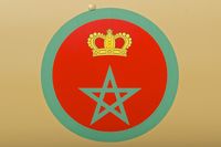 CN-ALJ @ KBOI - Royal Moroccan Air Force Seal. - by Gerald Howard