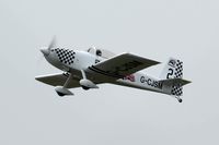 G-CJSM @ EGFH - Resident RV-8 (Raven 2 of Team Raven) departing Runway 10. - by Roger Winser