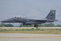 05-0024 @ KBOI - Back taxi on RWY 10R for barrier test. 428th Fighter Sq., Royal Singapore Air Force. - by Gerald Howard