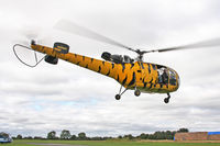 N9362 @ EGBR - Aerospatiale SA316B Allouette lll at Breighton Airfield's Helicopter Fly-In. September 13th 2009. - by Malcolm Clarke