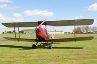G-ANLS @ EGBR - De Havilland DH-82A Tiger Moth II at Breighton Airfield's Auster Fly-In. May 4th 2015. - by Malcolm Clarke