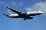 G-ZZZB @ EGLL - Short finals to land Heathrow 09L