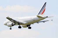 F-GUGP @ LFPG - Airbus A318-111, On final rwy 27R, Roissy Charles De Gaulle Airport (LFPG-CDG) - by Yves-Q