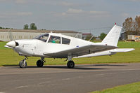 G-BXJD @ EGBR - Piper PA-28-180 Cherokee at Breighton Airfield's Auster Fly-In. May 4th 2015. - by Malcolm Clarke