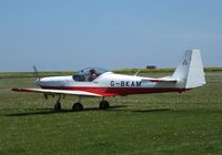 G-BKAM @ EGSV - visiting aircraft - by Keith Sowter
