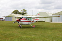 G-CCYS @ X5FB - Reims F182Q Skylane at Fishburn Airfield UK. May 10th 2017. - by Malcolm Clarke