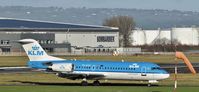 PH-KZK @ EGAC - Belfast City.  KLM PH-KZK arriving from Amsterdam. - by Albert Bridge