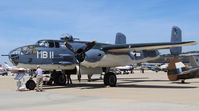 N5865V @ CMA - 1945 North American PBJ-1J 'Semper Fi', two Wright Cyclone R-2600-R9 1,700 Hp each. Heavily armed. World's sole remaining flying PBJ-1J originally of US Marine Corps. at AOPA FLY-IN. - by Doug Robertson