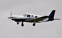N88NA @ EGFH - Visiting Turbo Saratoga SP departing Runway 22. Note new livery. - by Roger Winser