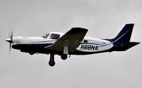 N88NA @ EGFH - Visiting Turbo Saratoga SP departing Runway 22. Note new livery. - by Roger Winser